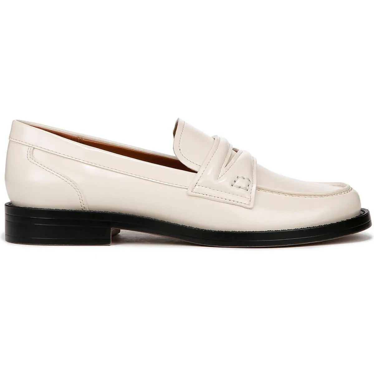Franco Sarto Womens Lillian Patent Slip on Loafers